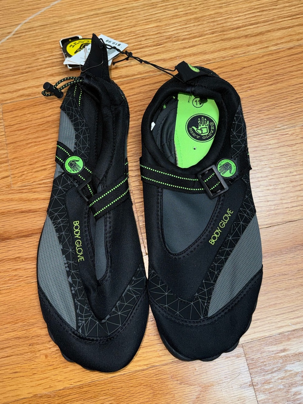 Body Glove Kids Black and Lime Water Shoes